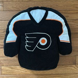 🏒 NHL Philadelphia Flyers Pillow black Orange white jersey stuffie hockey